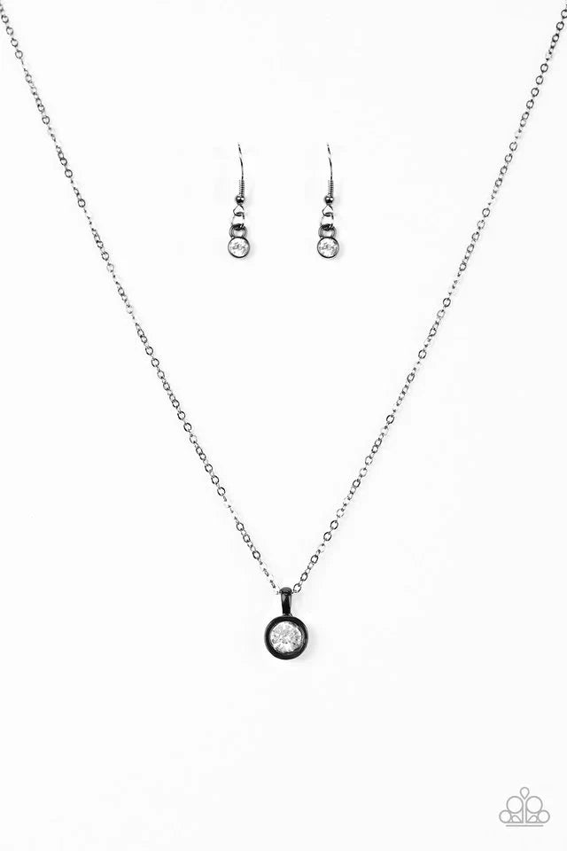 Paparazzi Necklace ~ All I Need Is Glitter - Black