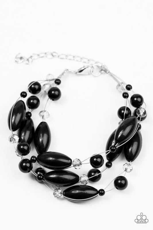 Paparazzi Bracelet ~ Then Comes Marriage - Black
