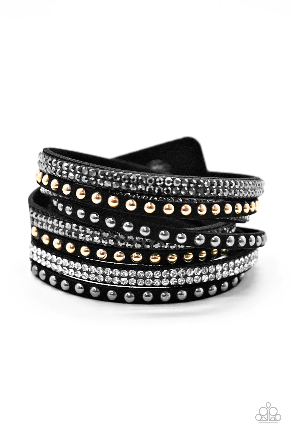 Paparazzi Bracelet ~ Hit Me With Your Best Shot - Black
