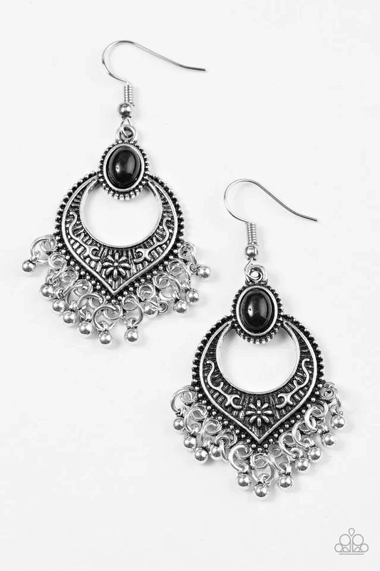 Paparazzi Earring ~ Wild Wanderings - Black