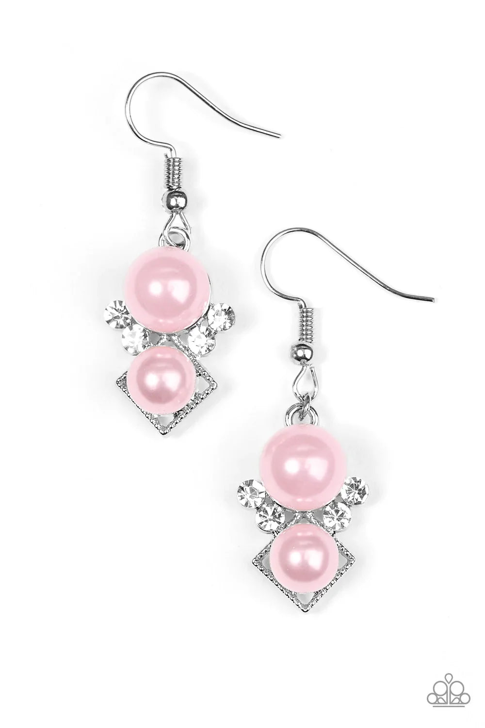 Paparazzi Earring ~ Mrs. Gatsby - Pink