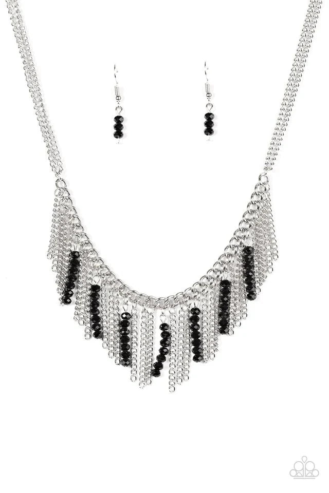 Paparazzi Necklace ~ Metro Jungle - Black