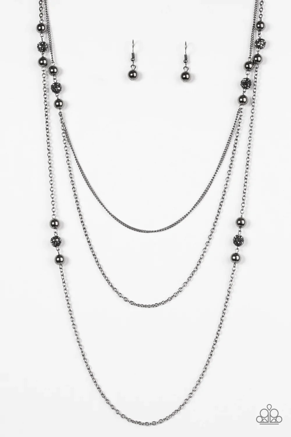Paparazzi Necklace ~ Be In The GLOW - Black
