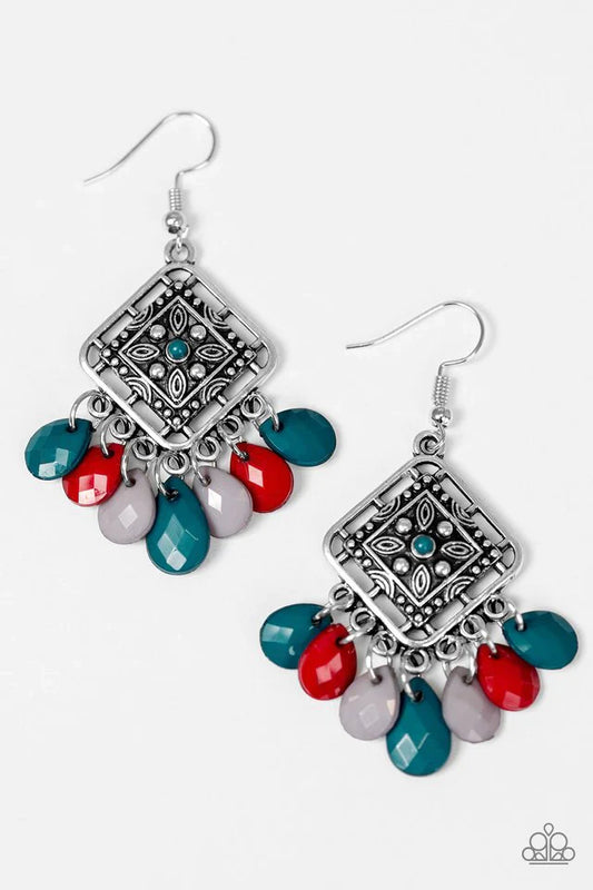Paparazzi Earring ~ San Diego Spree- Multi