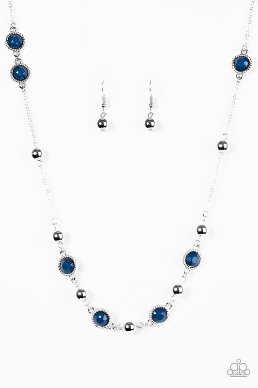 Paparazzi Necklace ~ Make A Scene - Blue