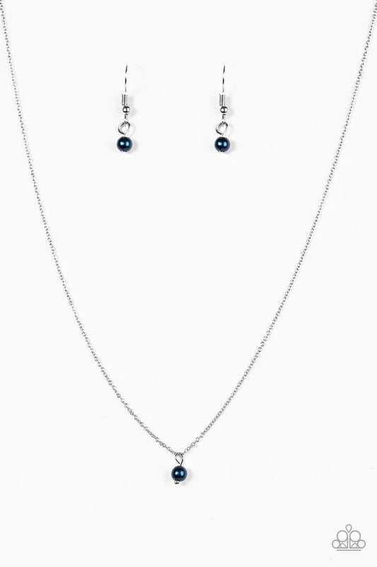 Paparazzi Necklace ~ Dainty and Demure - Blue