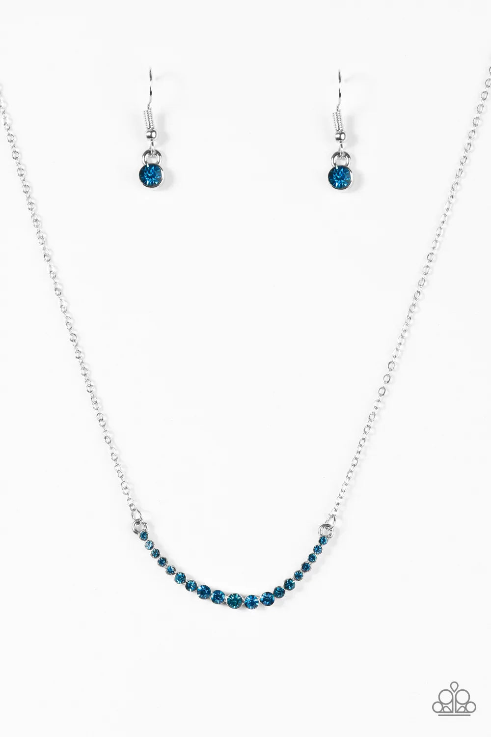 Paparazzi Necklace ~ Rockin Rhinestones - Blue