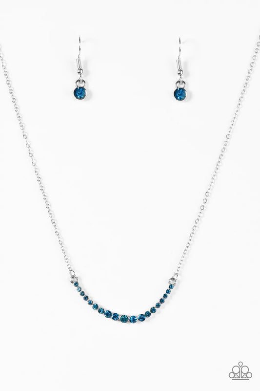 Paparazzi Necklace ~ Rockin Rhinestones - Blue