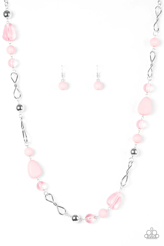 Paparazzi Necklace ~ Lost Safari - Pink