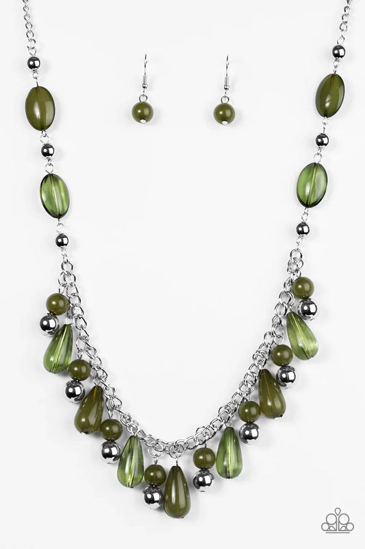 Paparazzi Necklace ~ HUEs She? - Green