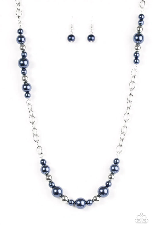 Paparazzi Necklace ~ Lady Boss - Blue