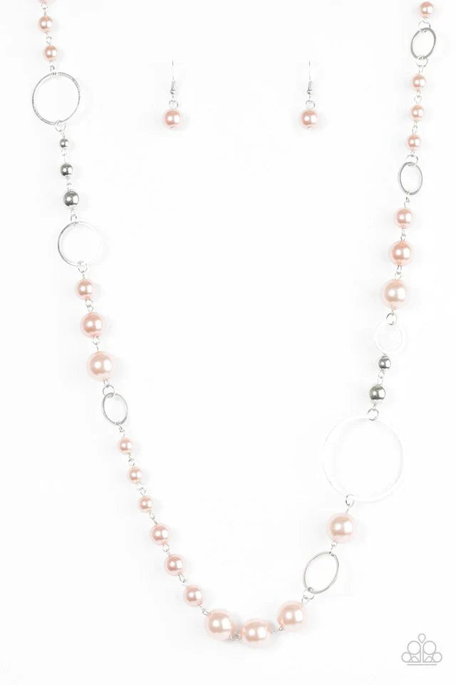 Paparazzi Necklace ~ Lady Etiquette - Brown