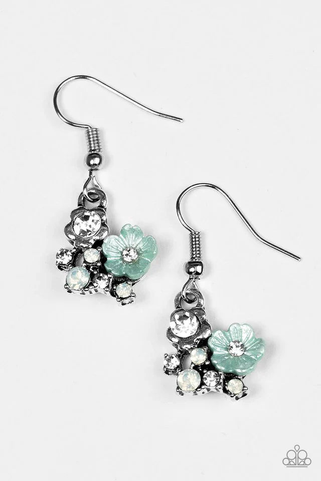 Paparazzi Earring ~ Happiness Blooms From Within - Green
