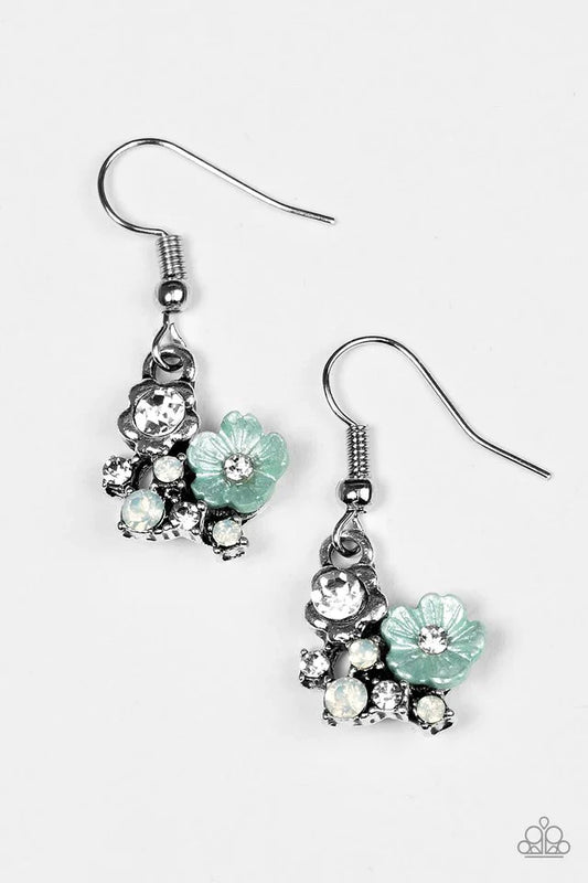 Paparazzi Earring ~ Happiness Blooms From Within - Green