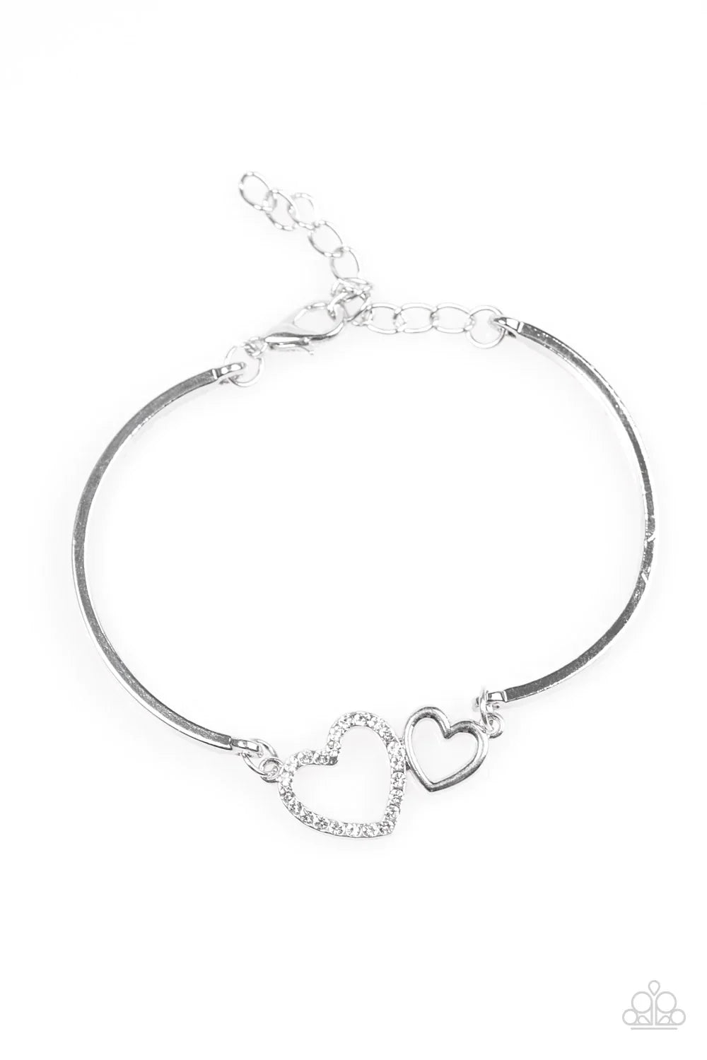 Paparazzi Bracelet ~ The Show LUST Go On! - White