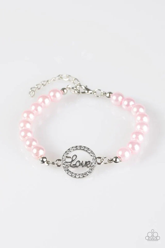 Paparazzi Bracelet ~ Cant Stop Loving You - Pink