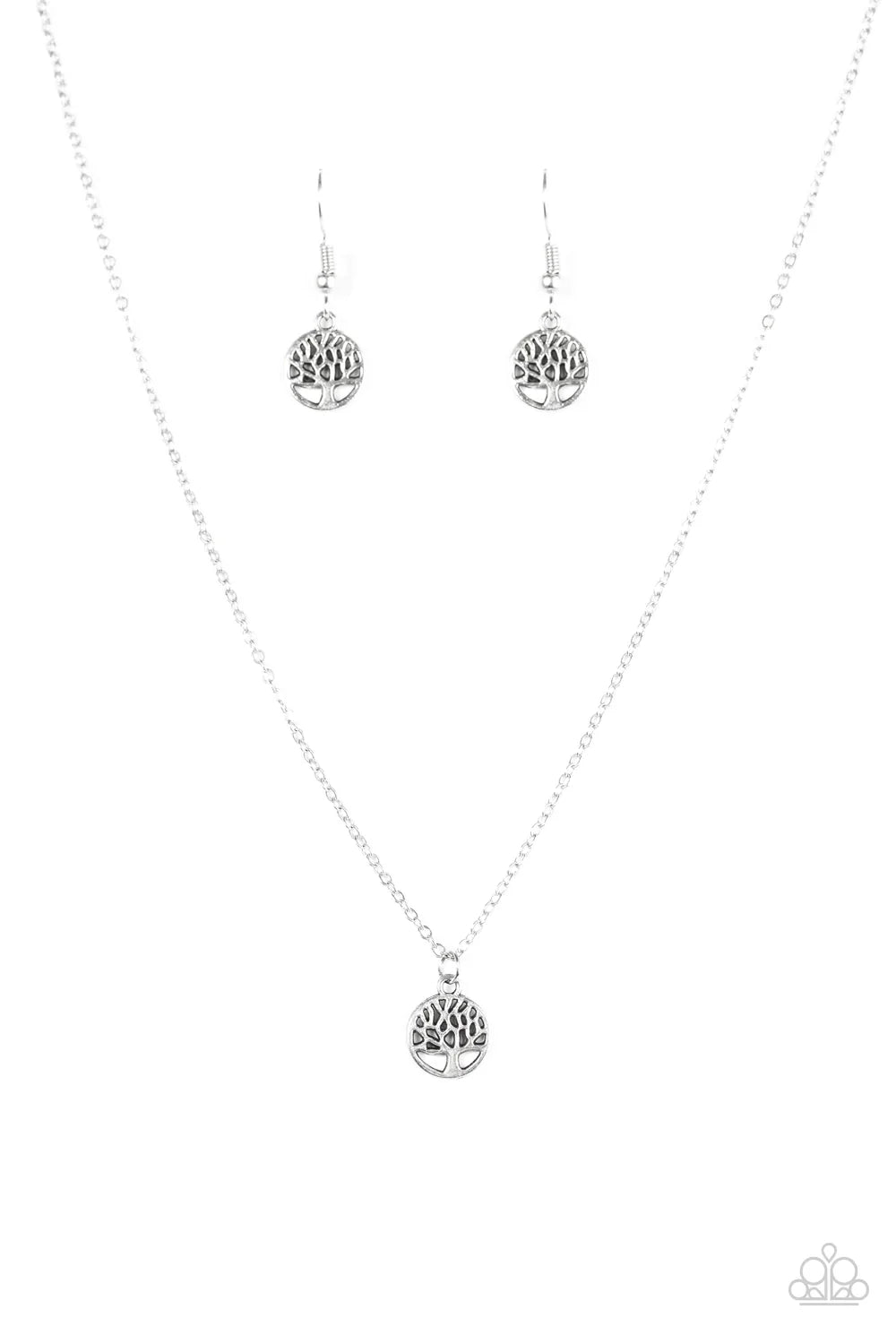 Paparazzi Necklace ~ Plant Your Roots - Silver