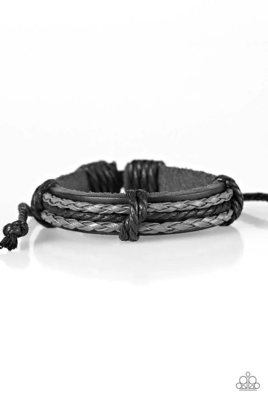 Paparazzi Bracelet ~ No Way Back - Black
