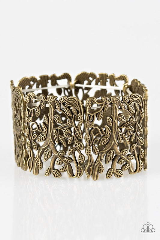 Paparazzi Bracelet ~ I Feel VINE - Brass