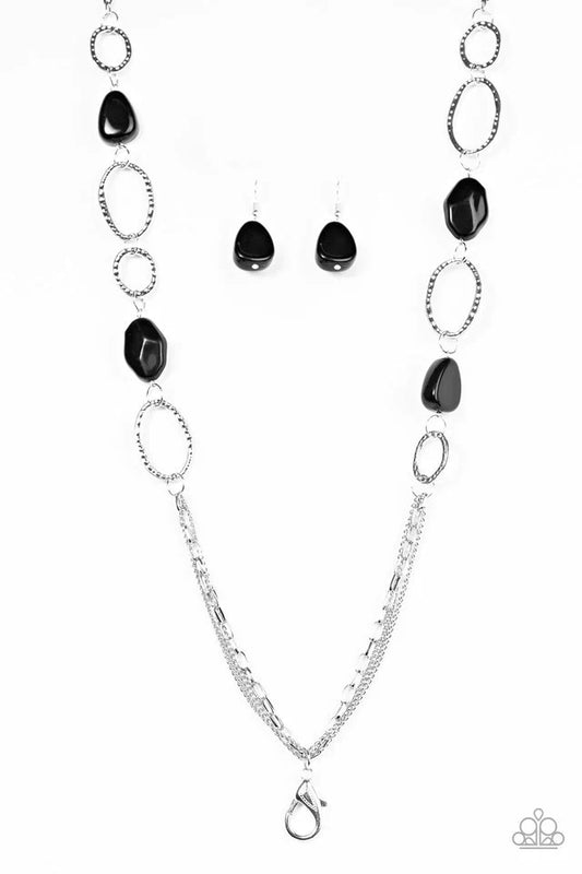 Paparazzi Necklace ~ Industry Shine - Black