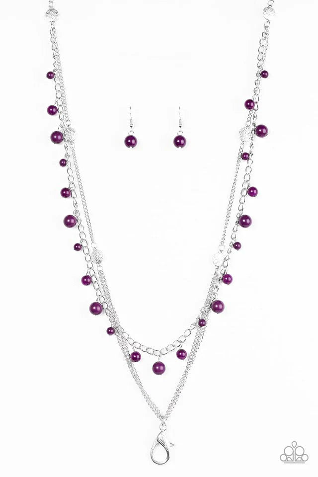 Paparazzi Necklace ~ Color Spree - Purple