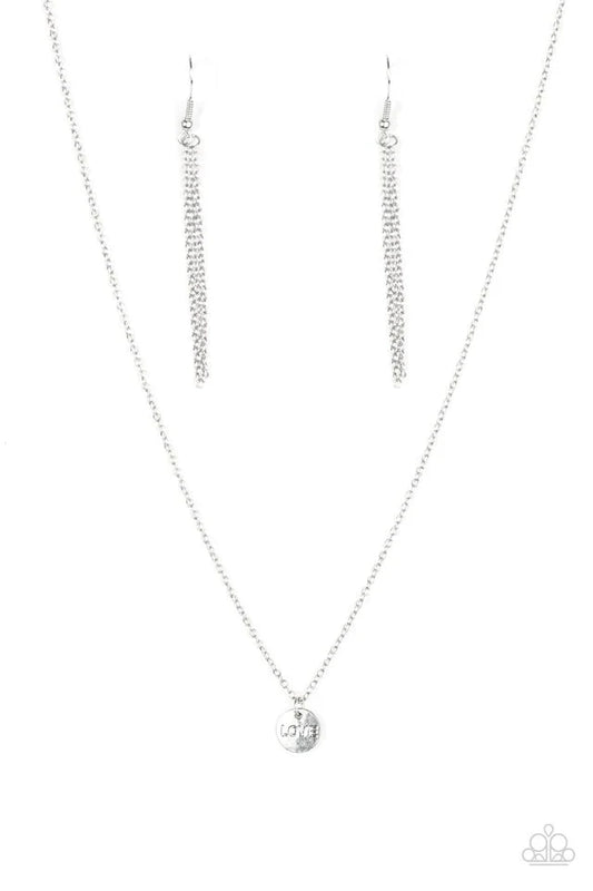 Paparazzi Necklace ~ Love At First SHINE - Silver