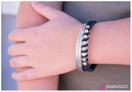 Paparazzi Bracelet ~ Shine Bright like a Diamond - Black