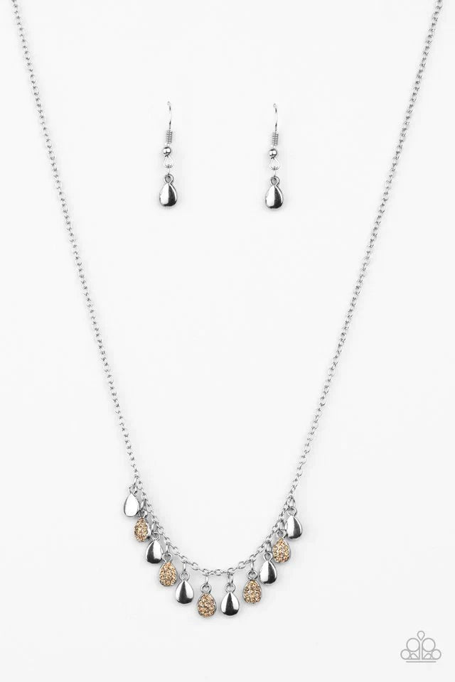 Paparazzi Necklace ~ A Storm Is Coming - Brown