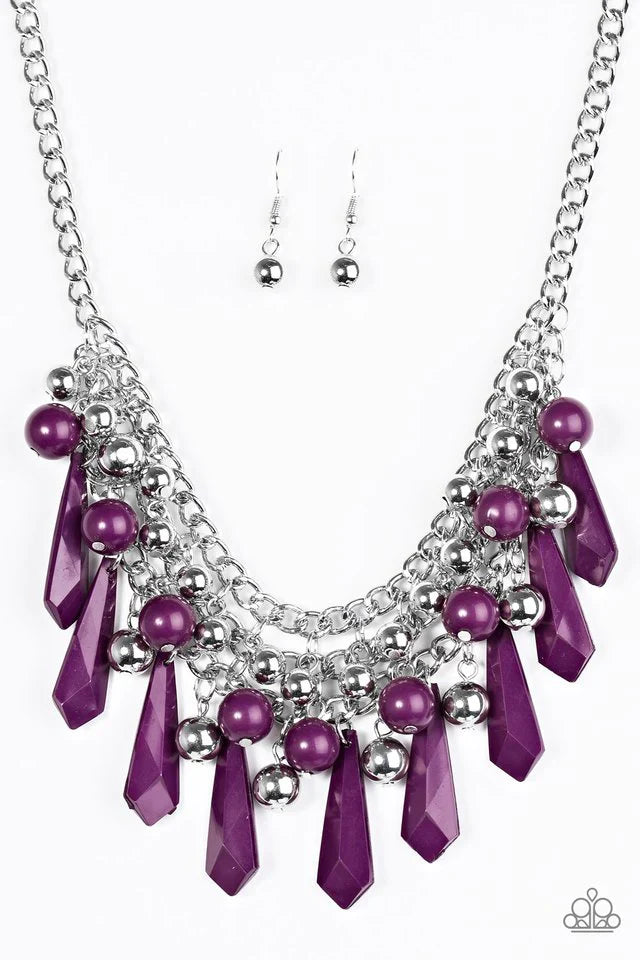 Paparazzi Necklace ~ Diva Dynamics - Purple
