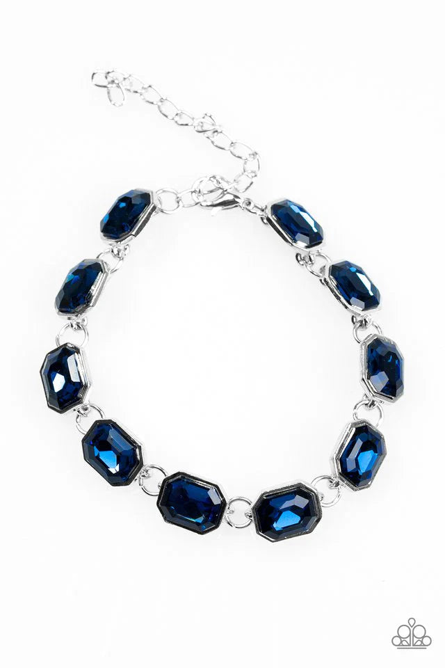 Paparazzi Bracelet ~ Deluxe Sparkle - Blue
