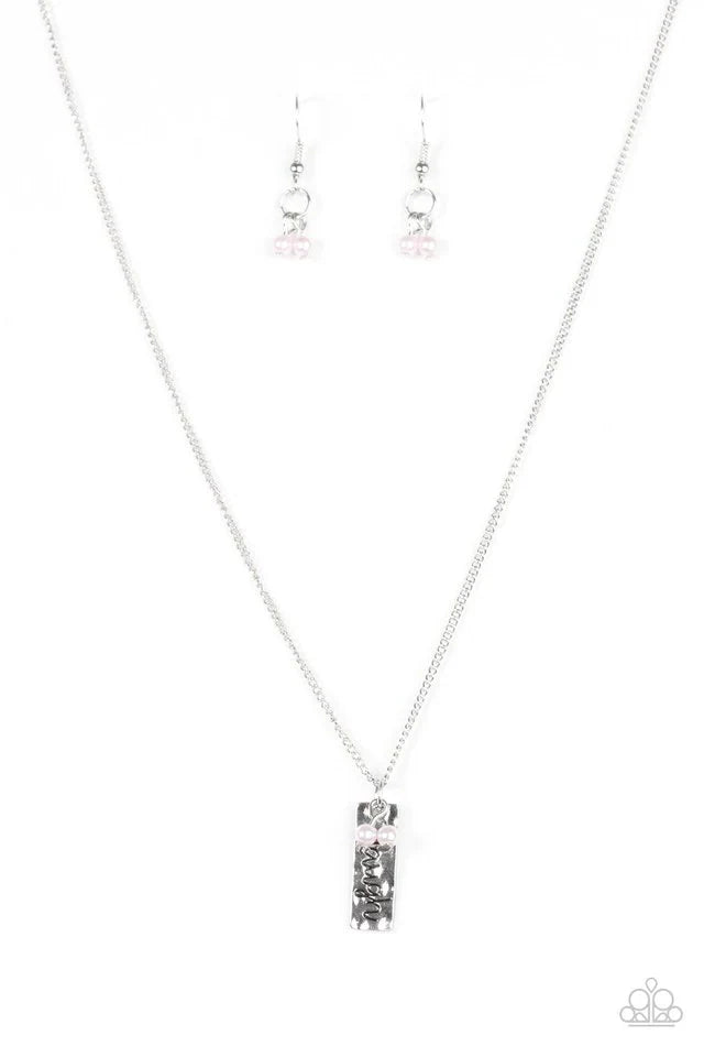 Paparazzi Necklace ~ Laugh Often - Pink