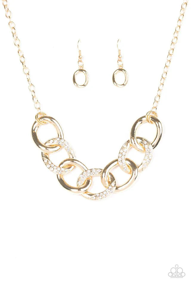 Paparazzi Necklace ~ Here To SLAY - Gold