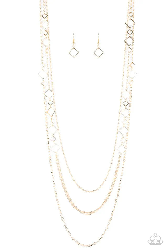 Paparazzi Necklace ~ Hey, Hotshot! - Gold