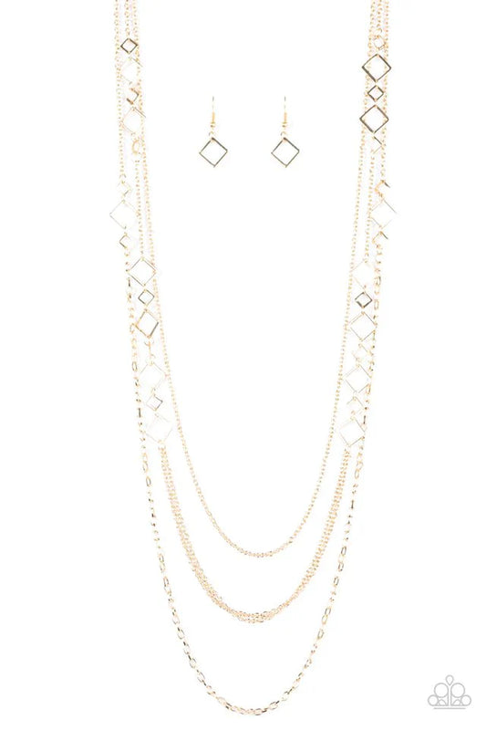 Paparazzi Necklace ~ Hey, Hotshot! - Gold