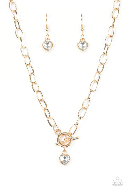 Paparazzi Necklace ~ Let Your Heart Shine - Gold