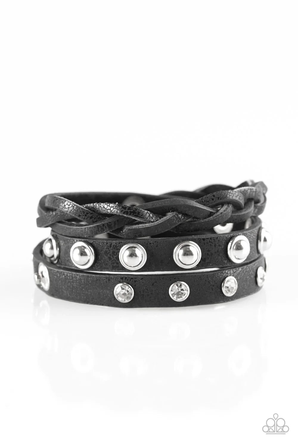 Paparazzi Bracelet ~ Runway Rave - Black