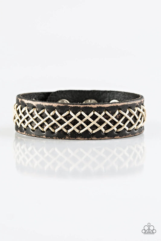Paparazzi Bracelet ~ SURFS You Right! - Black