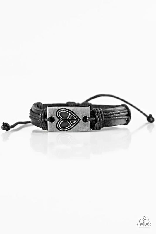 Paparazzi Bracelet ~ Peace Of Mind - Black
