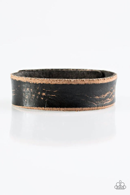 Paparazzi Bracelet ~ Go Hard Or Go Home - Black