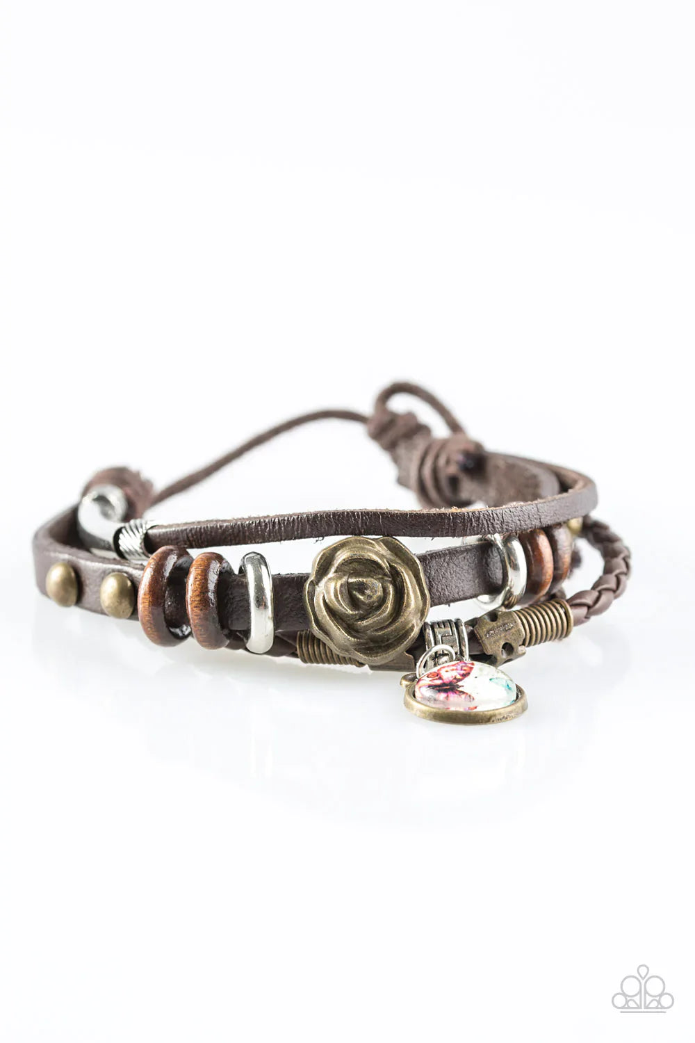 Paparazzi Bracelet ~ Magnificent Meadows  - Brown