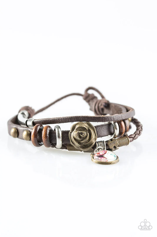 Paparazzi Bracelet ~ Magnificent Meadows  - Brown