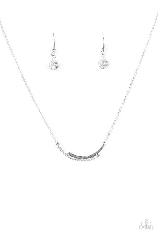 Paparazzi Necklace ~ SHIMMER Of Hope - White