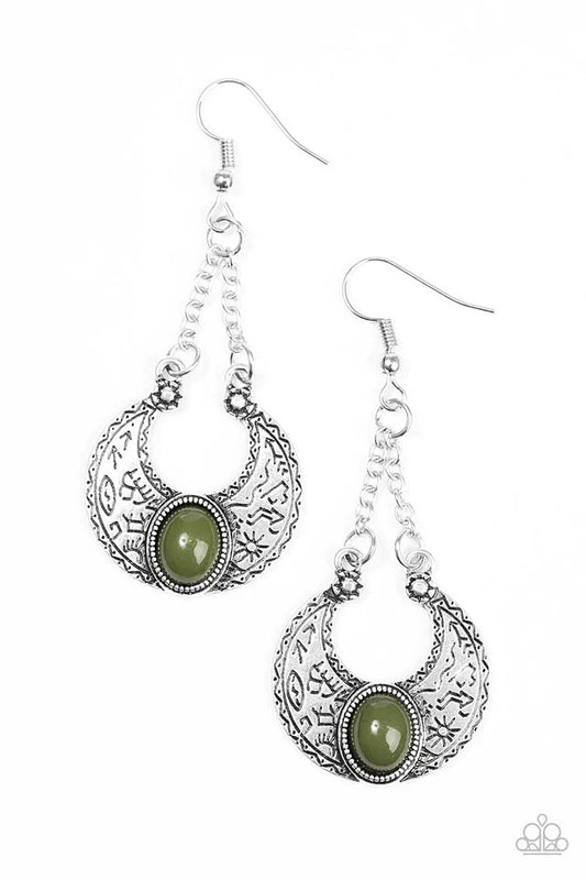 Paparazzi Earring ~ Anasazi Sands - Green