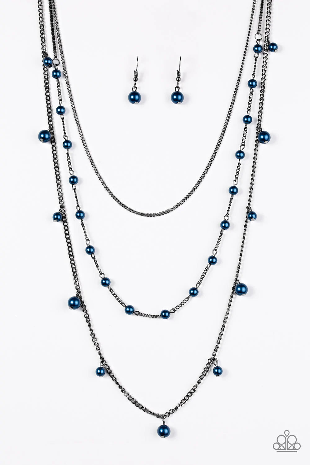 Paparazzi Necklace ~ The FAME Is Up!- Blue