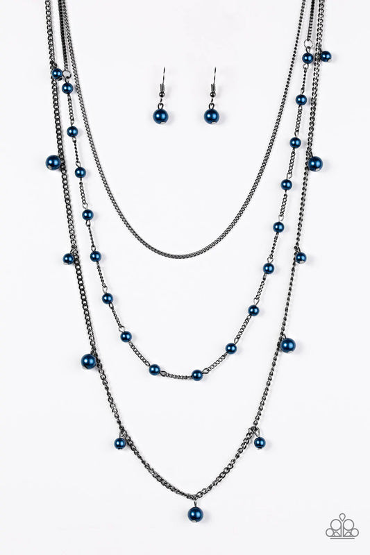 Paparazzi Necklace ~ The FAME Is Up!- Blue