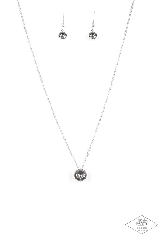 Paparazzi Necklace ~ What A Gem - Silver