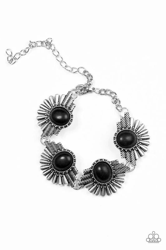 Paparazzi Bracelet ~ Desert Marvel - Black