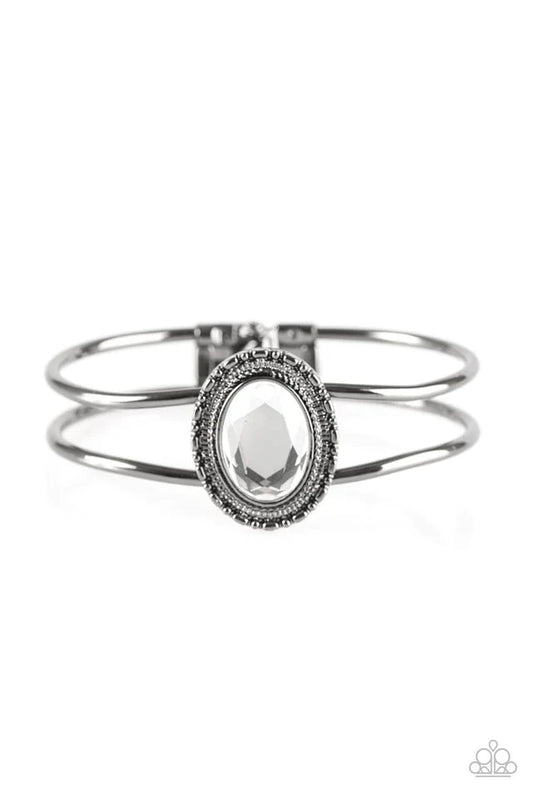 Paparazzi Bracelet ~ GLEAM Big! - Black