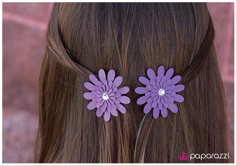Paparazzi Hair Accessories ~ Purple Petal Pusher - Purple
