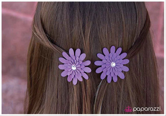 Paparazzi Hair Accessories ~ Purple Petal Pusher - Purple